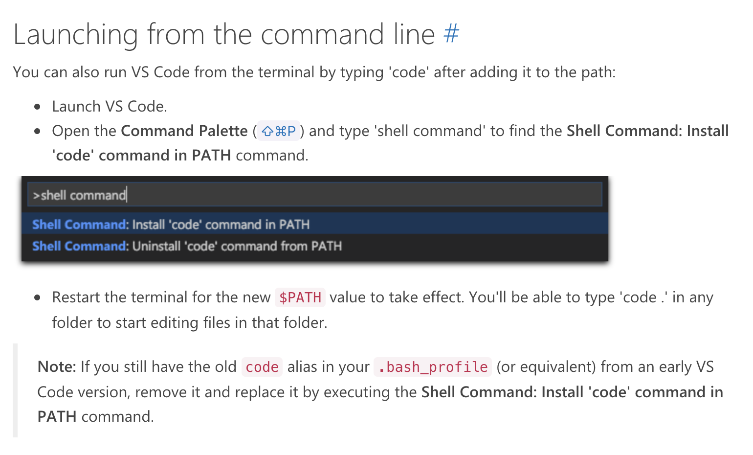 vscode shell配置